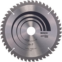 Bosch Cirkelzaagblad Optiline Wood 216 x 30 x 2,0 mm - 48 tanden