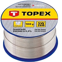 TOPEX Soldeertin 1,0 mm,​ met harskern